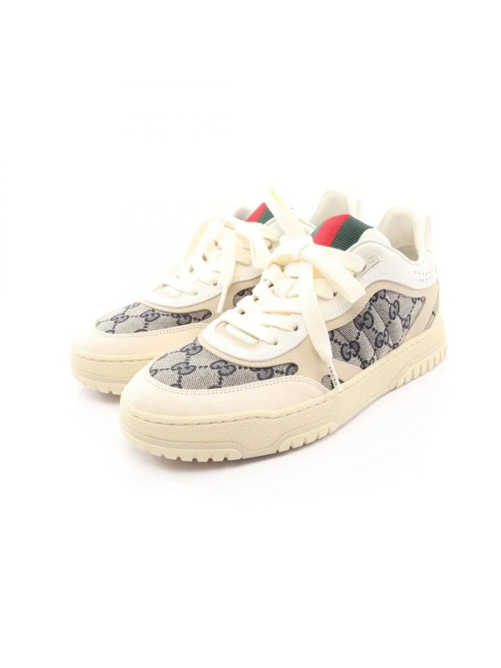 Gucci Sneakers Reweb Leather Canvas